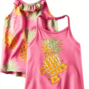 Baby Girls Tank Tops The Childrens Place Cotton Polyester-0