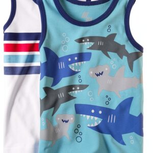The Childrens Place Boys Tank Tops 2-Pack Cotton Polyester-0