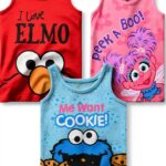 Sesame Street Tank Tops Girls 3 Pack Elmo Abby Cadabby-0