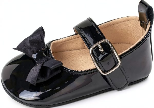 ESTAMICO Baby Girls Mary Jane Flats Bowknot Soft Sole Shoes
