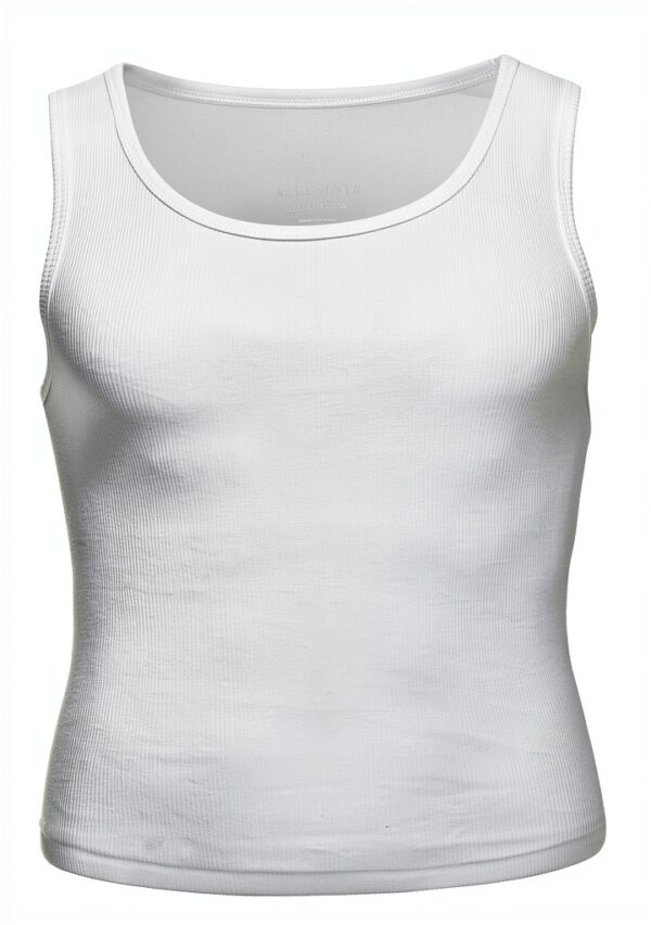 AllSaints Organic Cotton Ribbed Tank Baby Girls 2pk-0