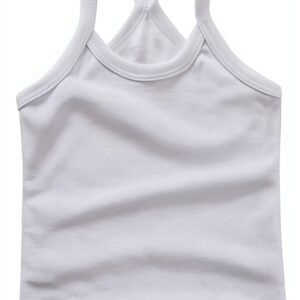 Generic Baby Girls Tank Top Soft Cotton Antibacterial-0