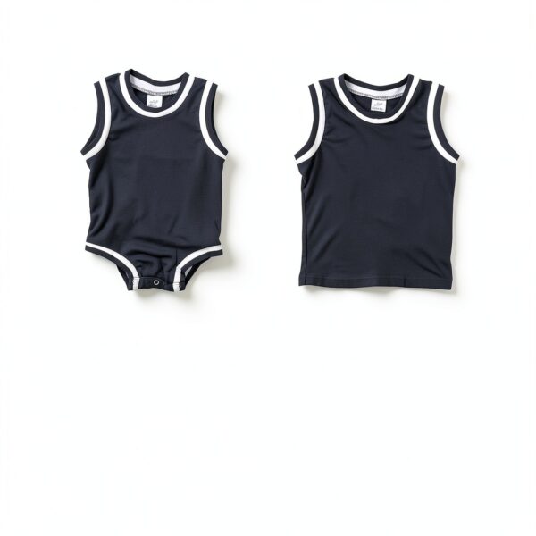 Baby Basketball Jersey Soft Cotton Unisex Infant Bodysuit-2