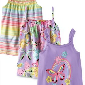 Baby Girls Tank Tops The Childrens Place Cotton Polyester-0