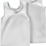 Carters Girls Cotton Sleeveless Tank Tops Tag Free-0