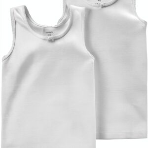 Carters Girls Cotton Sleeveless Tank Tops Tag Free-0