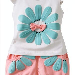 Baby Girls Tank Tops Pink Mint Green Soft Cotton-0