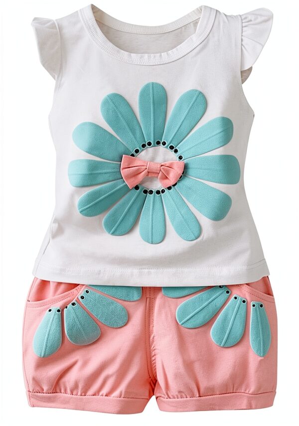 Baby Girls Tank Tops Pink Mint Green Soft Cotton-0