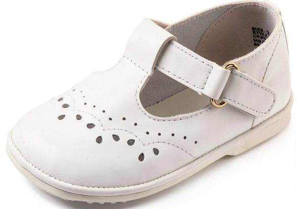 Birdie Leather T-Strap Mary Jane Baby Girls Shoes Flats