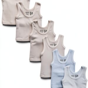 Baby Girls Cotton Tank Top Pull On Closure Machine Wash-0