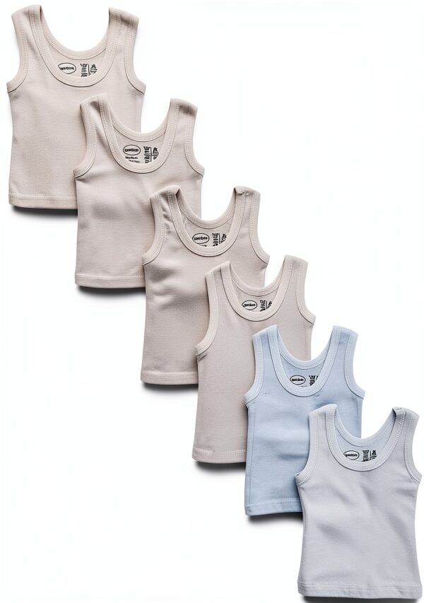 Baby Girls Cotton Tank Top Pull On Closure Machine Wash-0
