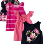 Baby Girls Tank Tops 4 Pack Cotton Jersey The Childrens-0