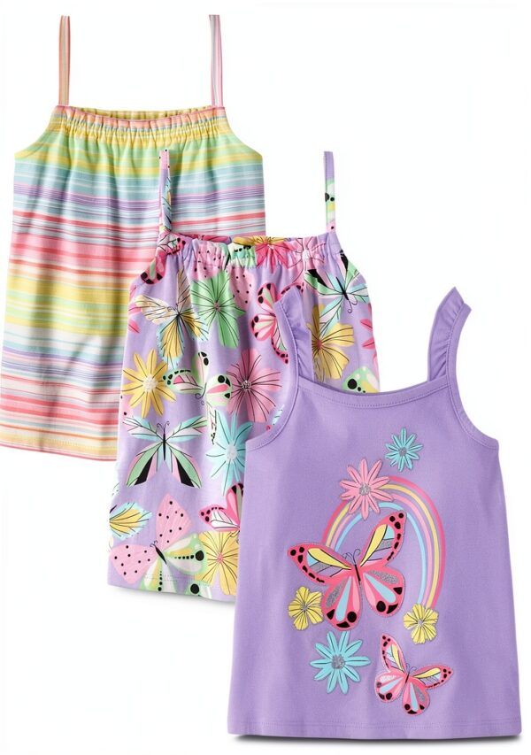 Baby Girls Tank Tops The Childrens Place Cotton Polyester-0