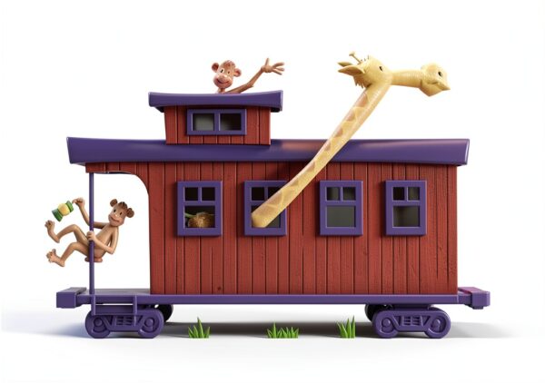 Steam Train Color Book Chronicle Kids Activity-0