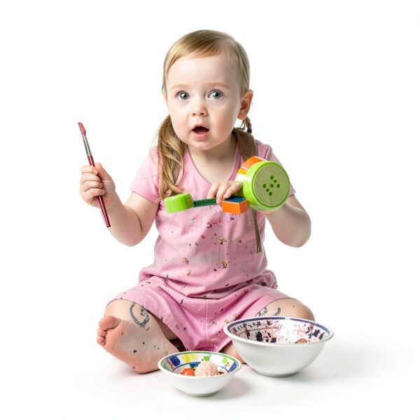 Kids Art Smock Bassion Waterproof Polyester Apron-5