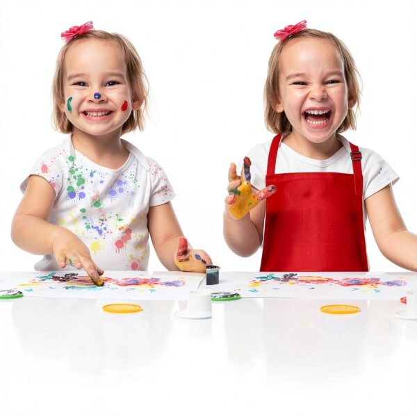 Kids Artist Aprons Smocks Adjustable Size Polyester-3