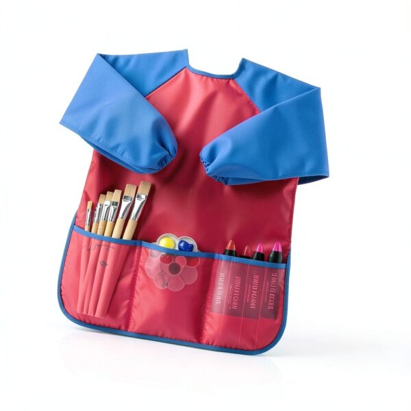 Kids Art Smock Bassion Waterproof Polyester Apron-4
