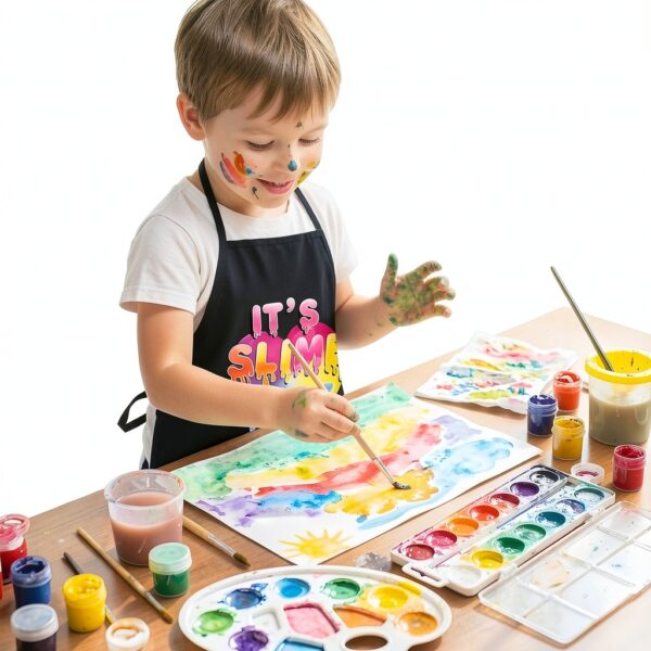 Kids Art Apron KidCraft Polyester Design-5