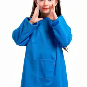 KidArt Apron Blue/Red Unisex Child Smock XL-XXXL Waterproof Polyester-0