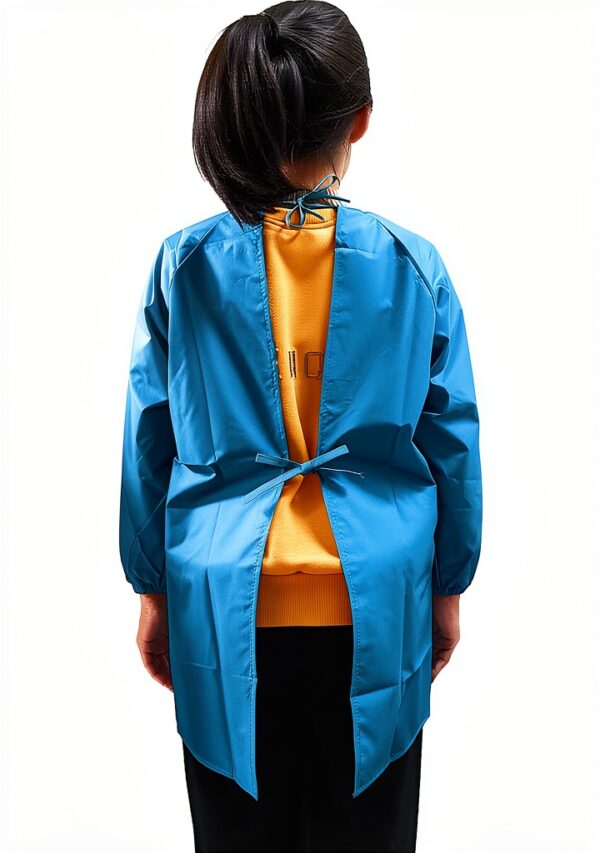 KidArt Apron Blue/Red Unisex Child Smock XL-XXXL Waterproof Polyester-4