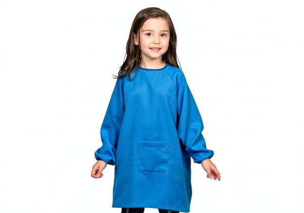 KidArt Apron Blue/Red Unisex Child Smock XL-XXXL Waterproof Polyester-2
