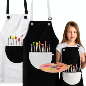 Kids Apron Molain Adjustable Polyester Apron 2 Pack Size Large-0
