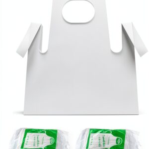 KidSafe Kids Disposable Apron Waterproof Polythene 25 Pack 21.7x25.6-0