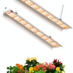 LED Grow Light SZHLUX 2FT Full Spectrum 2 Pack 80W (2×40W)-0