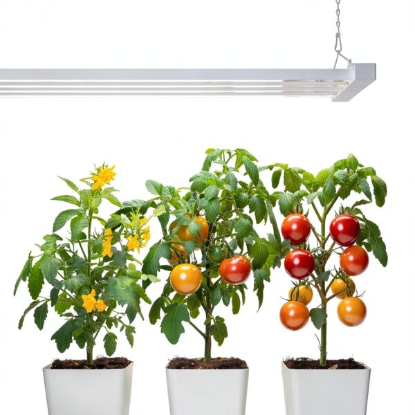 Barrina TX-L84 4FT Grow Lights for Indoor Plant, 336W (4 x 84W), 4 LED Panels Wider Coverage, Full Spectrum, High PPFD, Mechanical Timer, Linkable, Hanging Light for Indoor Vegetable, Seeding, 4 Packs-3
