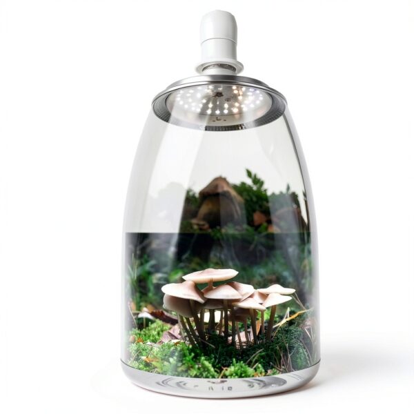 Meonum Mushroom Grow Light with 3/6/9 Hour Timer, LED Hanging Bulb for-2