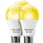 4 Pack LED Grow Light Bulbs A19 Full Spectrum, 9W E26 Replace 80W for-0