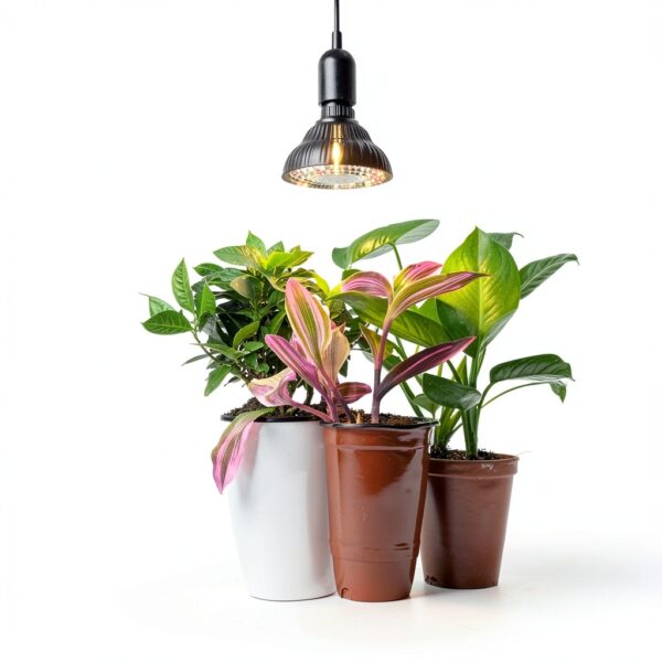 Bstrip Hanging Grow Light for Indoor Plants Full Spectrum, Black Plant Bulb with Optical Lens for Enhanced PPFD, Pendant Grow Light with Timer, 16.4 FT Power Cord, Perfect for Tall Plants and Flowers-2