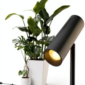 6FT Standing Grow Light for Indoor Plants,25W 3000K Full Spectrum COB Plant Light Bulb, 330° Rotating Head, Metal Floor Grow Lamp with On/Off Switch for Large Plant,Seedling-0